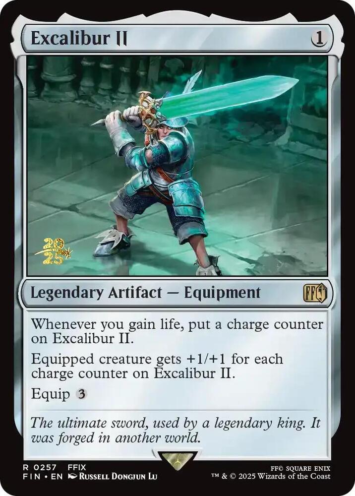 Excalibur II (Prerelease Cards)  - Foil