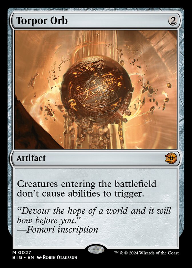 Torpor Orb (Outlaws of Thunder Junction: The Big Score) 