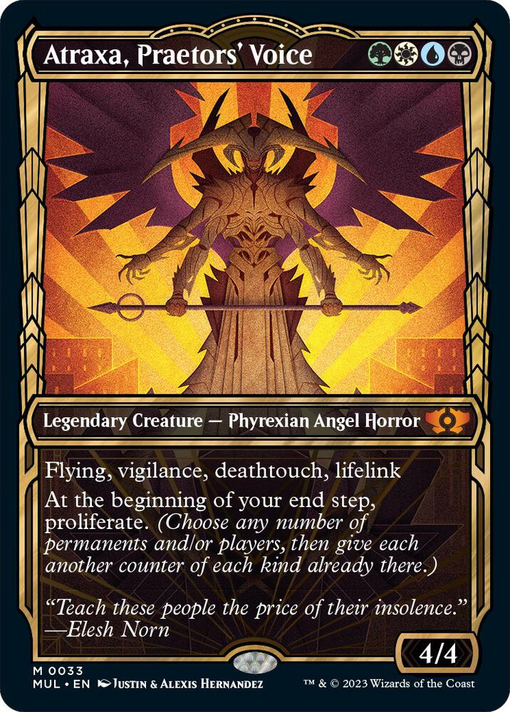 Atraxa Praetors Voice 33 (March of the Machine: Multiverse Legends)  - Foil
