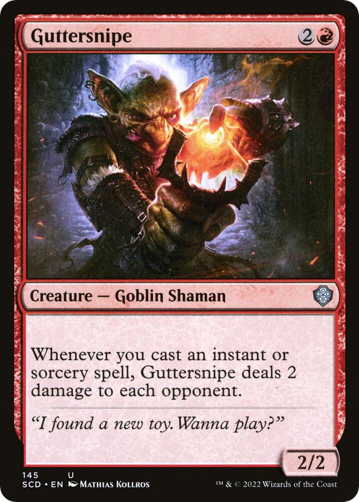 Guttersnipe 145/352 (Starter Commander Decks) 