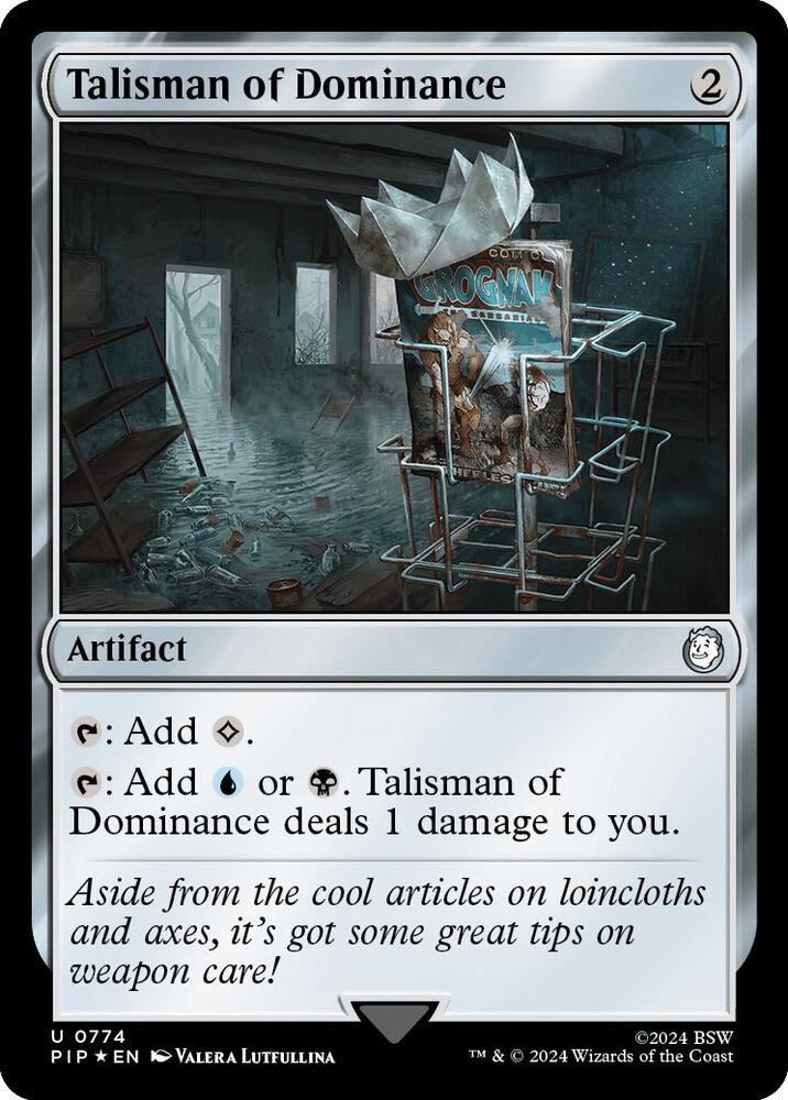 Talisman of Dominance Surge Foil (Universes Beyond: Fallout)  - Foil