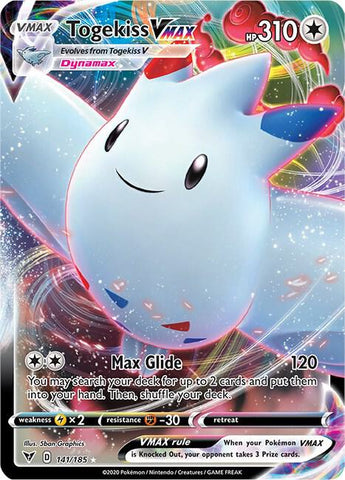 Togekiss VMAX 141/185 (SWSH04: Vivid Voltage)  - Holofoil