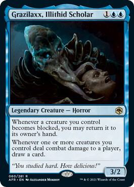 Grazilaxx Illithid Scholar (Adventures in the Forgotten Realms)  - Foil