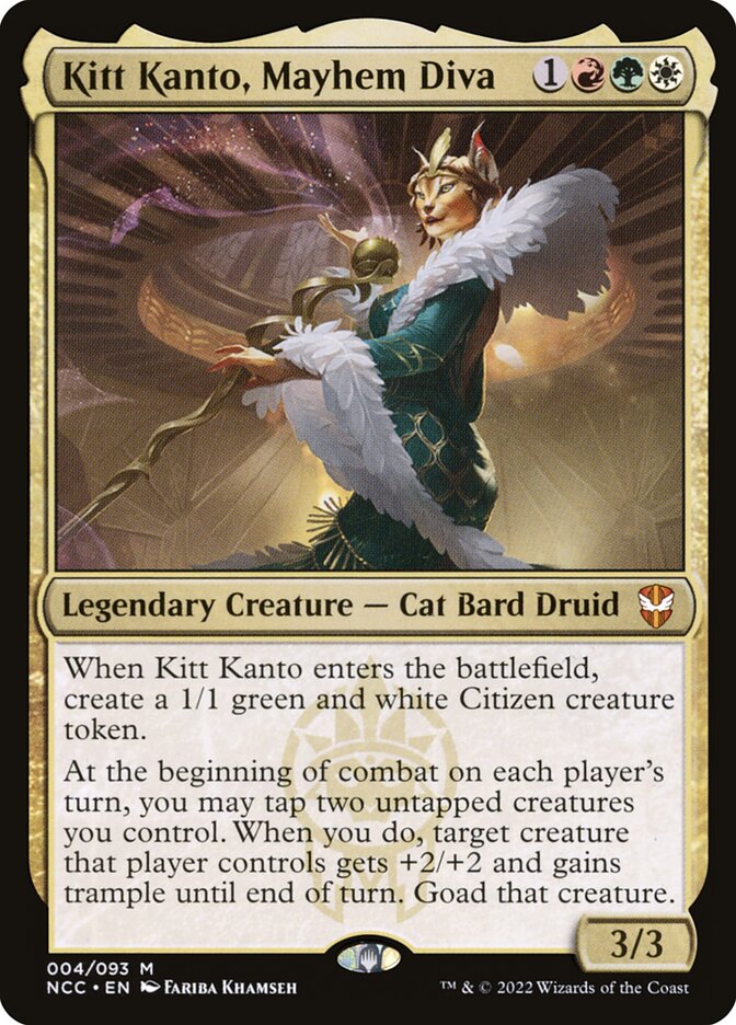 Kitt Kanto, Mayhem Diva 4/93 (Commander: Streets of New Capenna)  - Foil