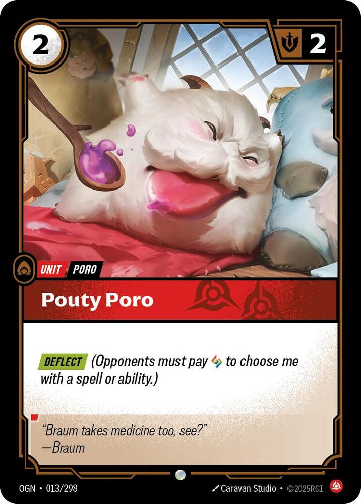 Pouty Poro (Origins)  - Foil