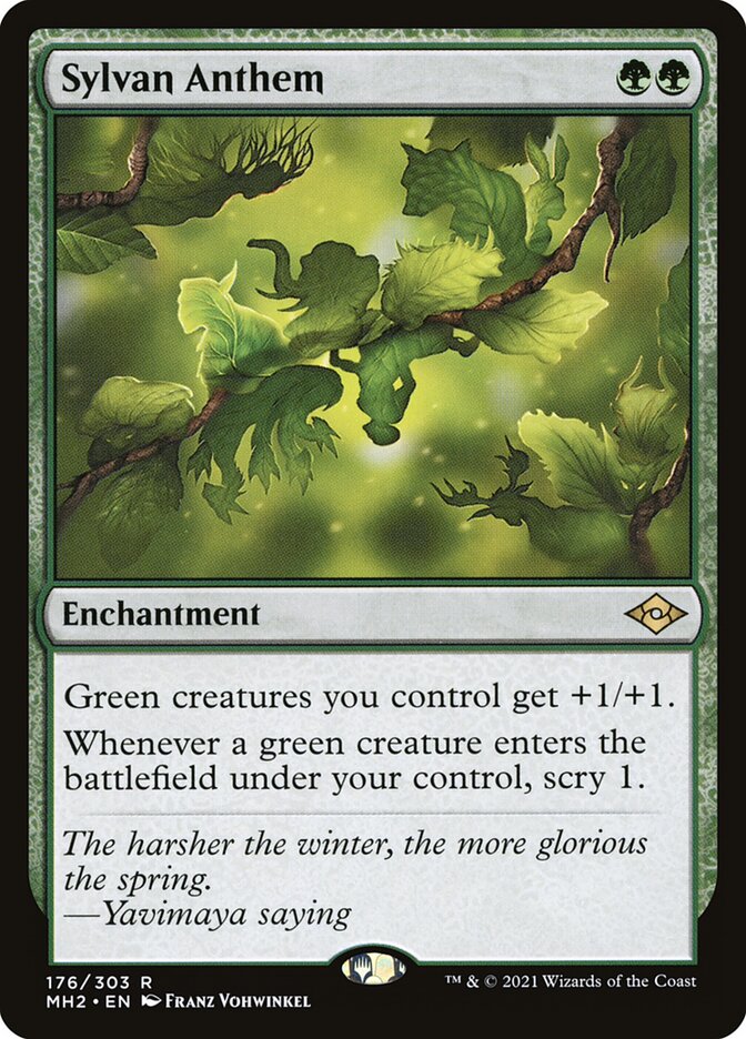 Sylvan Anthem 176 (Modern Horizons 2) 