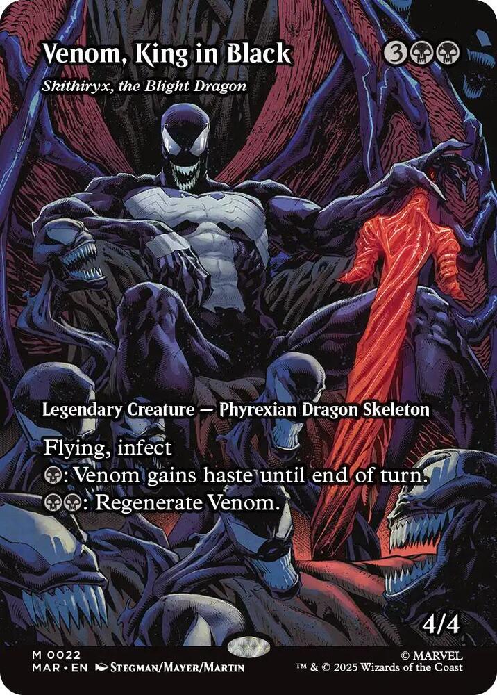 Venom King in Black Skithiryx the Blight Dragon Borderless ()  - undefined