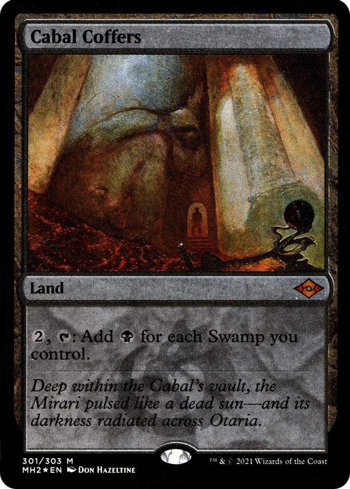 Cabal Coffers Foil Etched 301 (Modern Horizons 2)  - Foil