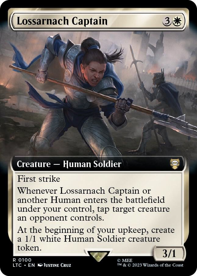 Lossarnach Captain Extended Art (Commander: The Lord of the Rings: Tales of Middle-earth) 