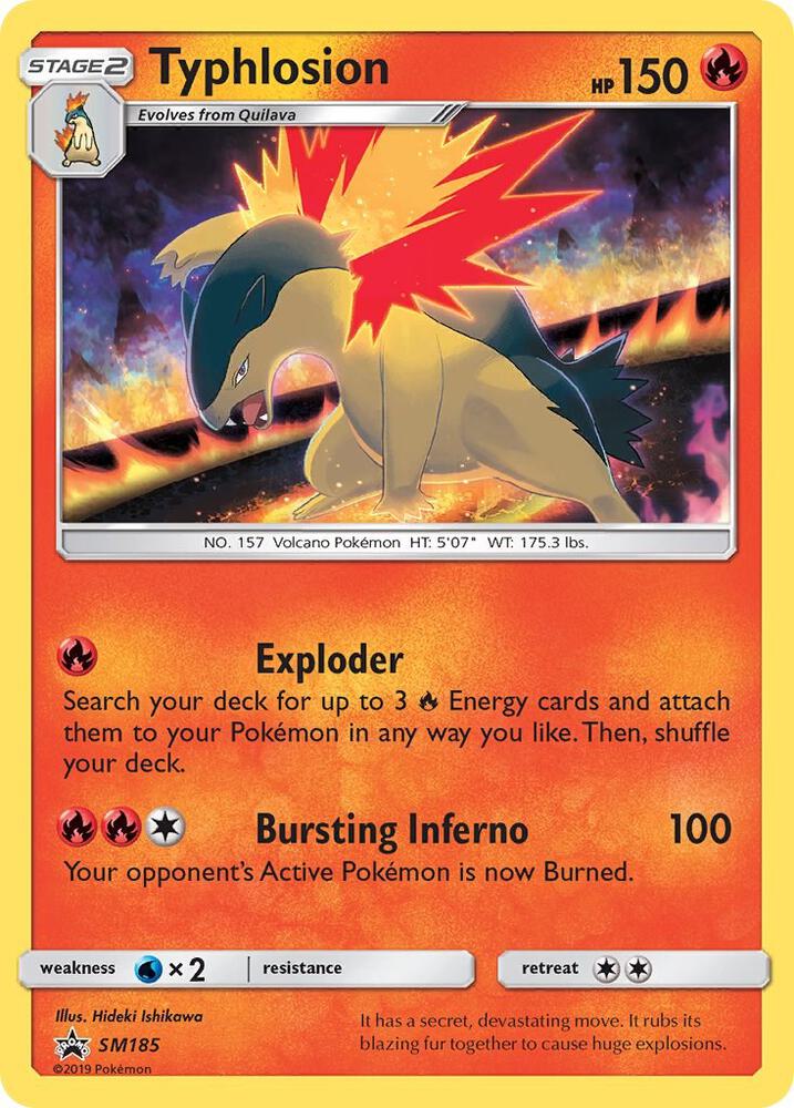 Typhlosion SM185 (SM Promos)  - Holofoil