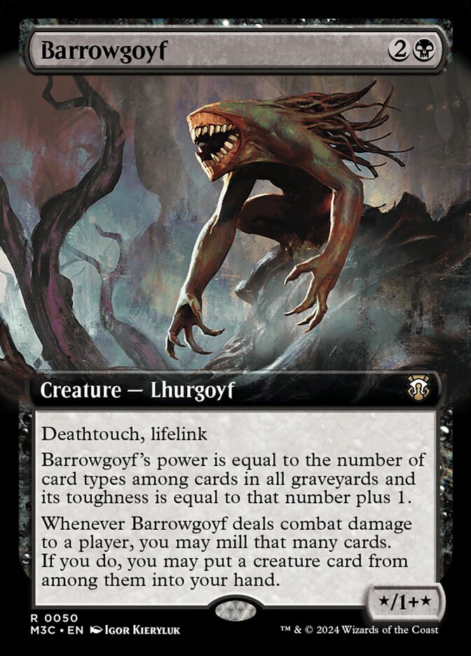 Barrowgoyf Extended Art (Commander: Modern Horizons 3) 