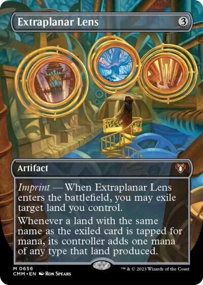 Extraplanar Lens Borderless (Commander Masters) 