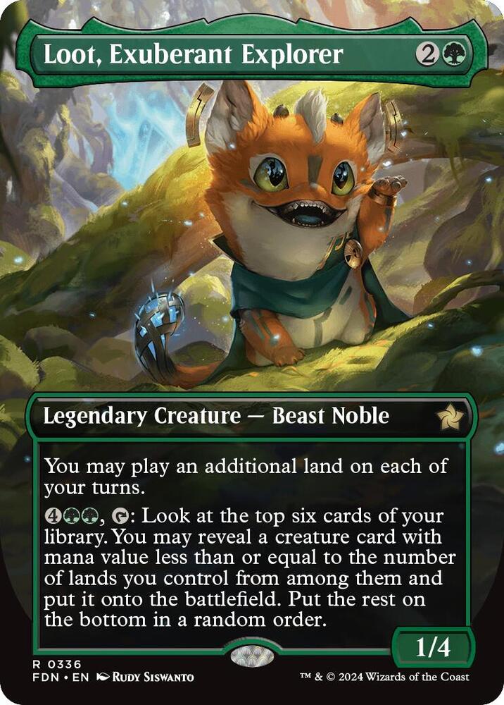 Loot Exuberant Explorer Borderless (Foundations) 