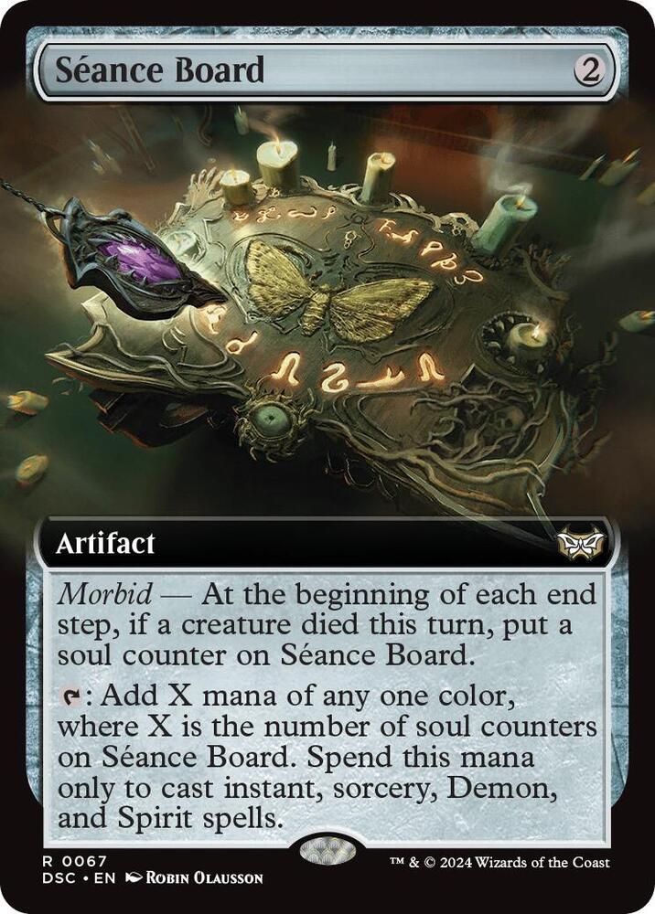 Seance Board Extended Art (Commander: Duskmourn: House of Horror) 