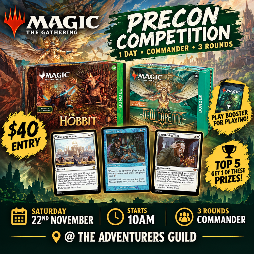 Precon Commander Competitive Event (Sunday 22 November)