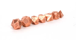 Level Up Dice - Copper Set (Eldritch) ( Solid Metal )
