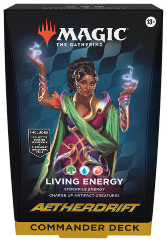 MTG Aetherdrift Commander Deck - Living Energy