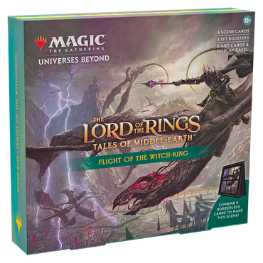 MTG The Lord of the Rings: Tales of Middle-Earth Flight of the Witch-King Holiday Scene Box - (set of 4)