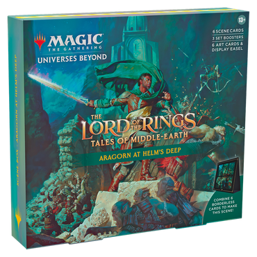 MTG The Lord of the Rings: Tales of Middle-Earth Flight of the Witch-King Holiday Scene Box - (set of 4)