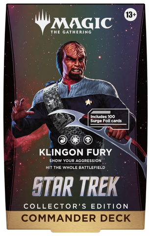 MTG Star Trek - Collector Commander Deck - Klingon Fury