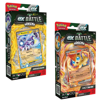 POKEMON TCG Victini & Miraidon ex Battle Decks (set of 2)