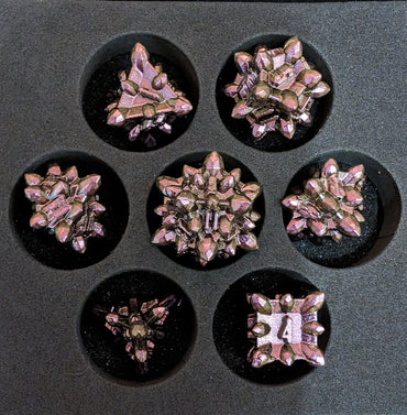 OZMTG -  Metal Dice spiked  - Pink