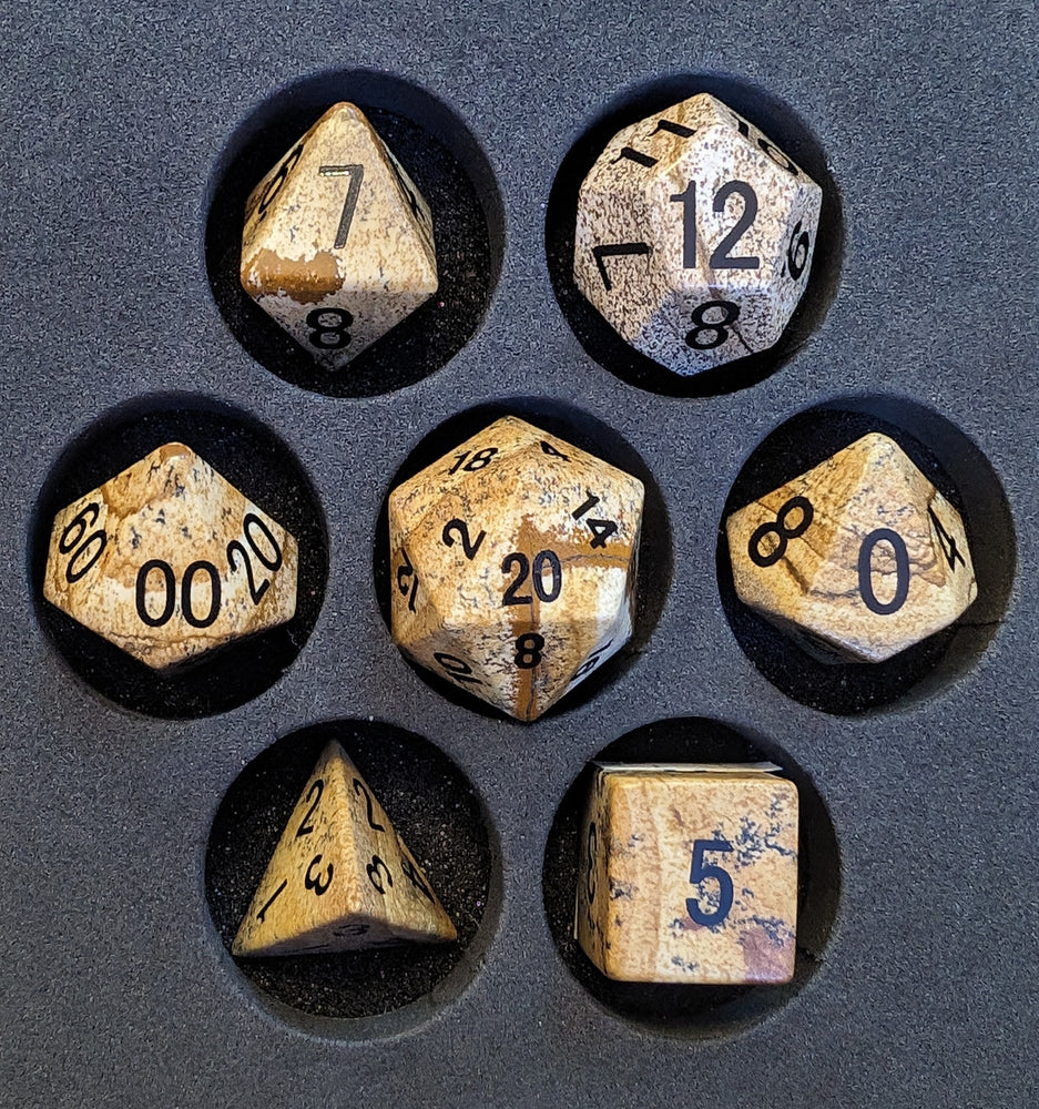 OZMTG -  Stone Dice  - Jasper