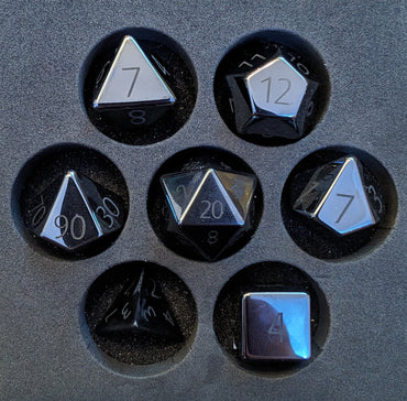OZMTG -  Metal Dice  - Hematite