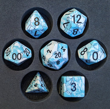 OZMTG -  Stone Dice  - Blue Turquoise