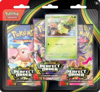 Pokémon TCG Mega Evolutions Perfect Order 3 Booster Blister (Assorted)