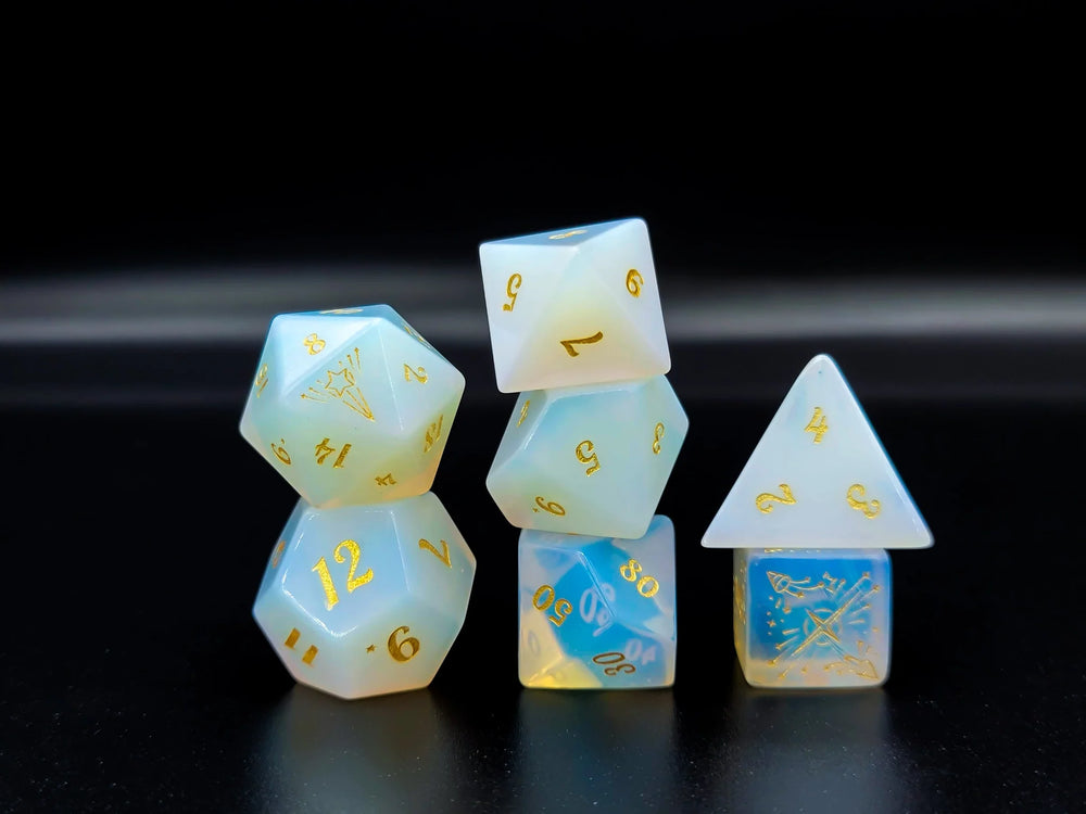 Level Up Dice - Festive Opalite