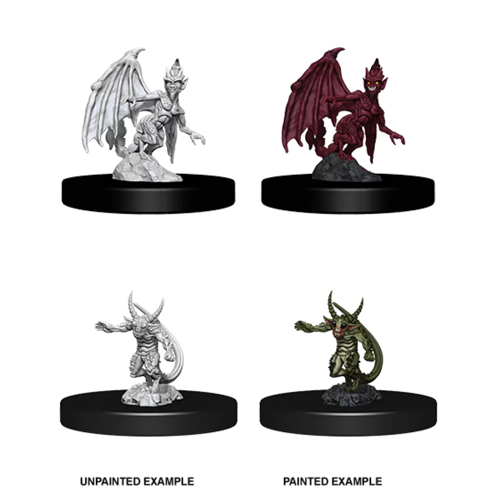D&D Nolzurs Marvelous Unpainted Miniatures Quasit & Imp