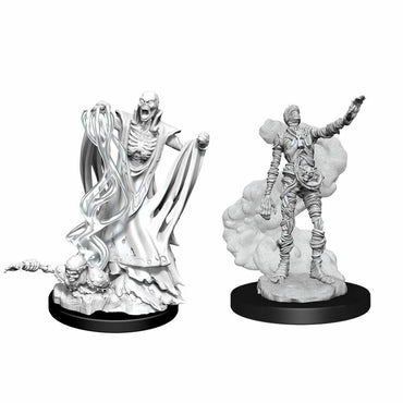 D&D Nolzurs Marvelous Unpainted Miniatures Lich and Mummy Lord