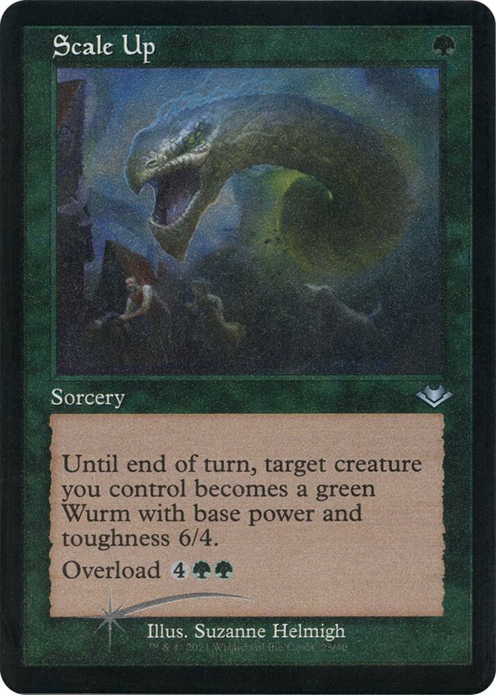 Scale Up Retro Frame Foil Etched (Modern Horizons)  - Foil