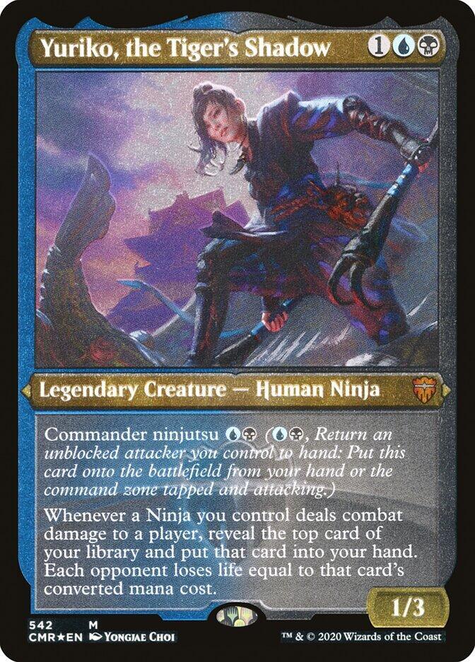 Yuriko the Tigers Shadow Foil Etched (Commander Legends)  - Foil