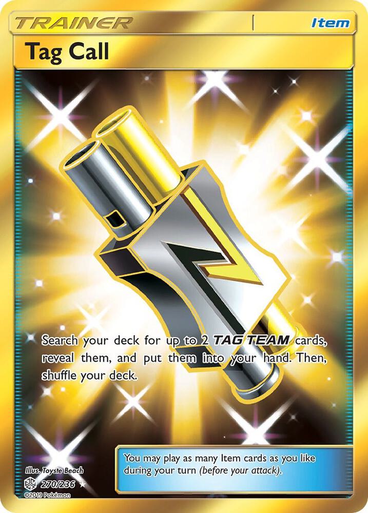 Tag Call Secret 270/236 (SM - Cosmic Eclipse)  - Holofoil