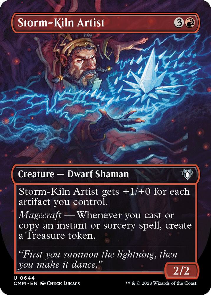 Storm-Kiln Artist 644/451 (Commander Masters)  - Borderless