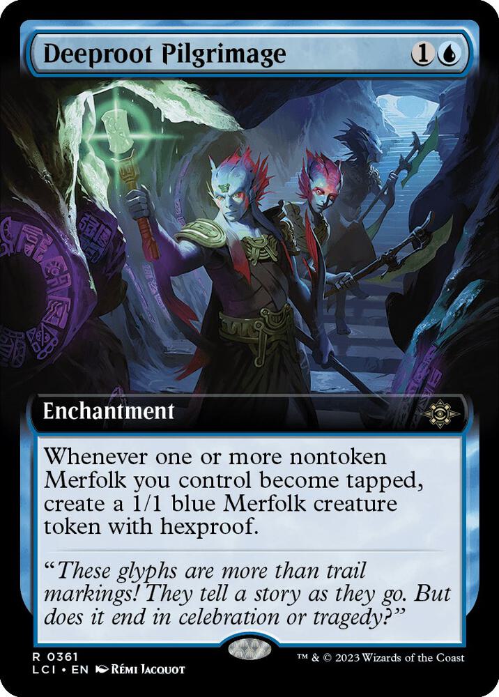 Deeproot Pilgrimage Extended Art (The Lost Caverns of Ixalan) 