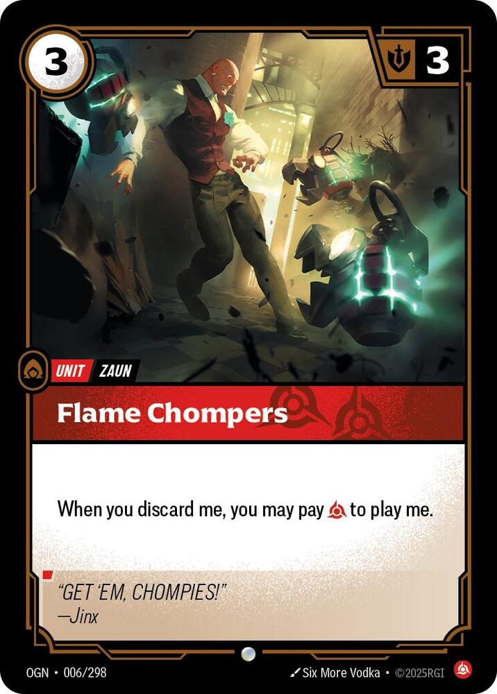 Flame Chompers (Origins)  - Foil