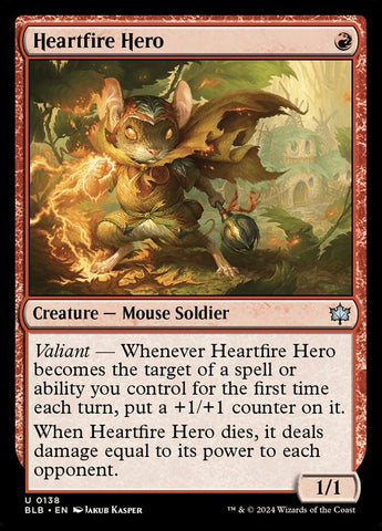 Heartfire Hero (Bloomburrow)  - Foil