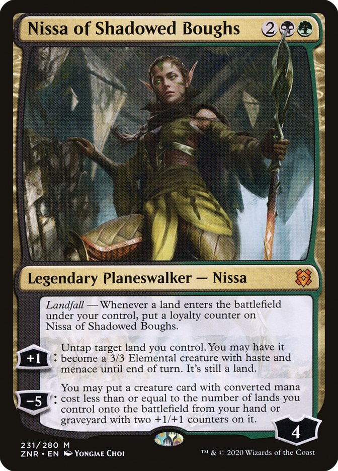 Nissa of Shadowed Boughs 231/280 (Zendikar Rising) 