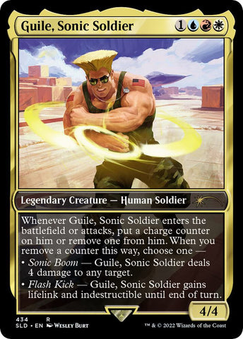 Guile Sonic Soldier 434 (Secret Lair Drop Series)  - Foil