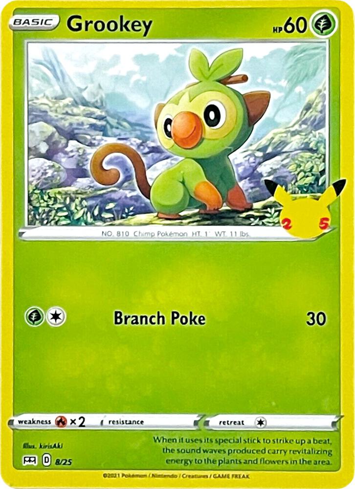 Grookey 008/025 (McDonald's 25th Anniversary Promos) 