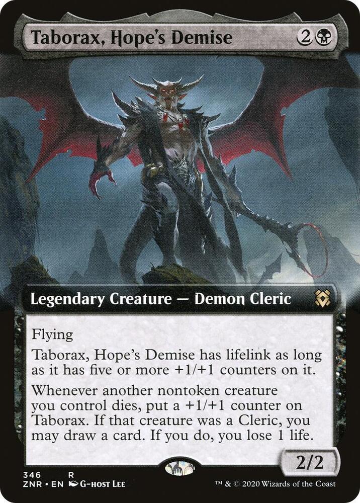 Taborax, Hope's Demise 346/280 (Zendikar Rising)  - Extended Art Foil