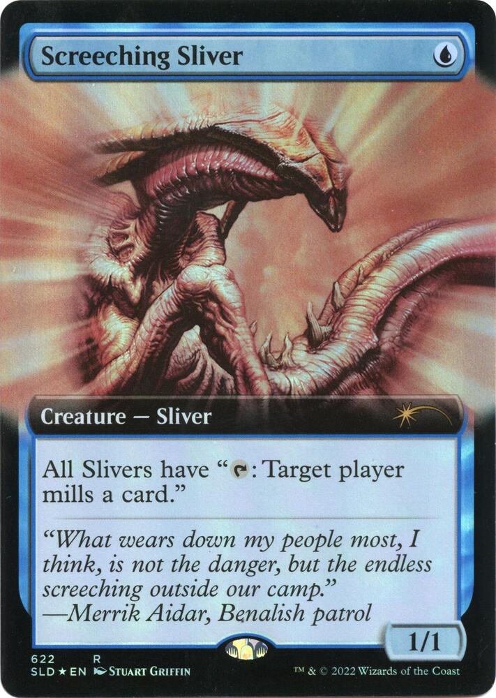 Screeching Sliver Extended Art (Secret Lair Drop Series)  - Foil