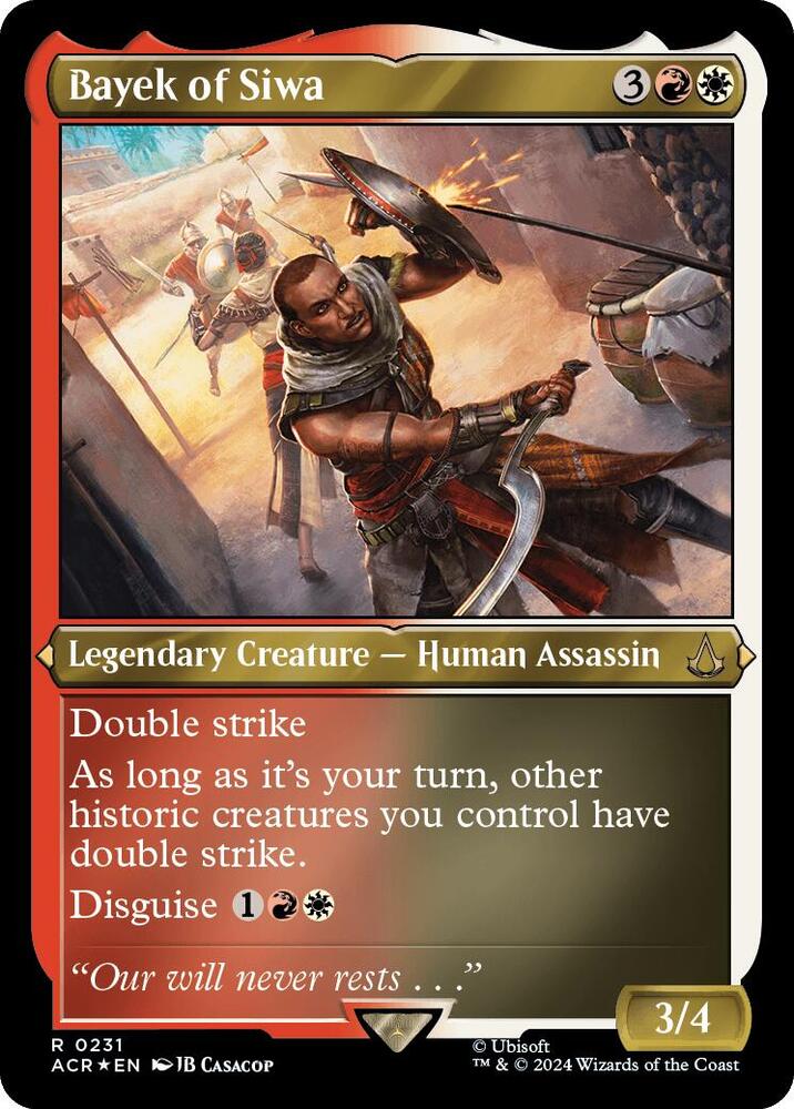 Bayek of Siwa Foil Etched (Universes Beyond: Assassin's Creed)  - Foil