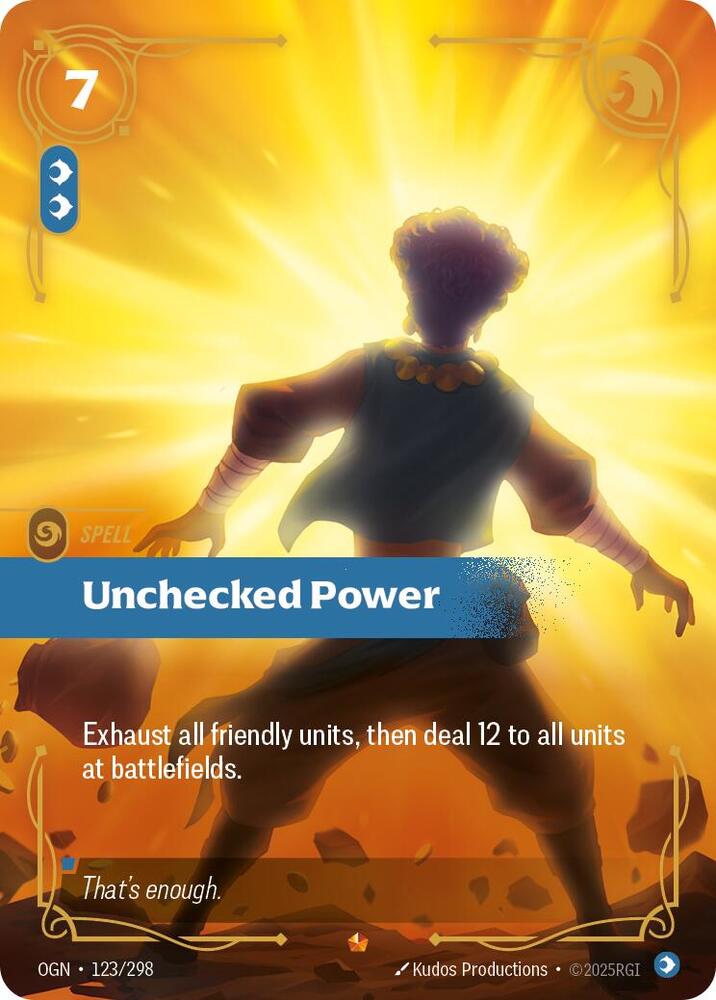 Unchecked Power (Origins)  - Foil