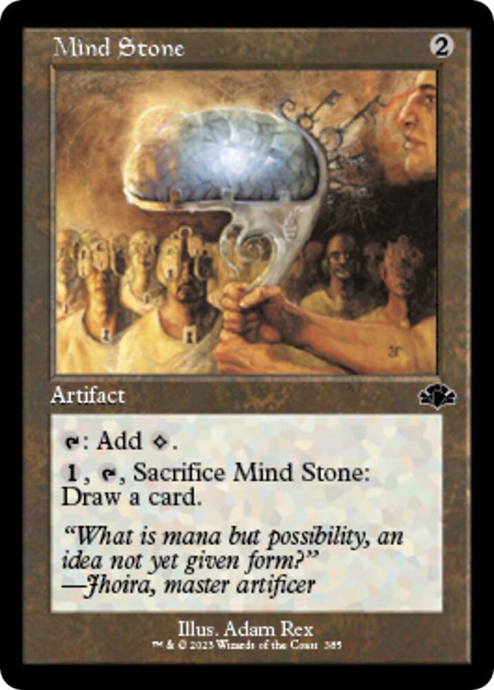 Mind Stone Retro Frame (Dominaria Remastered)  - Foil