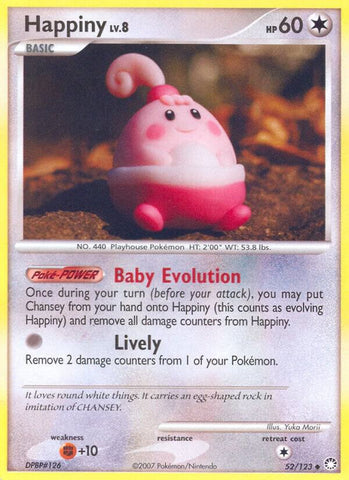 Happiny 52/123 (Mysterious Treasures) 