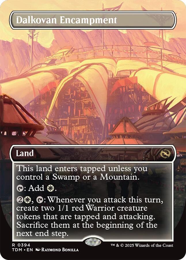 Dalkovan Encampment Borderless (Tarkir: Dragonstorm)  - Foil